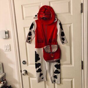 PAW Patrol Marshall Firefighter Costume (Rubie's) Size Small (3-4yo) 3-Piece Set